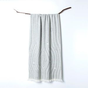 2020 fall/winter 100% cashmere embroidered scarf